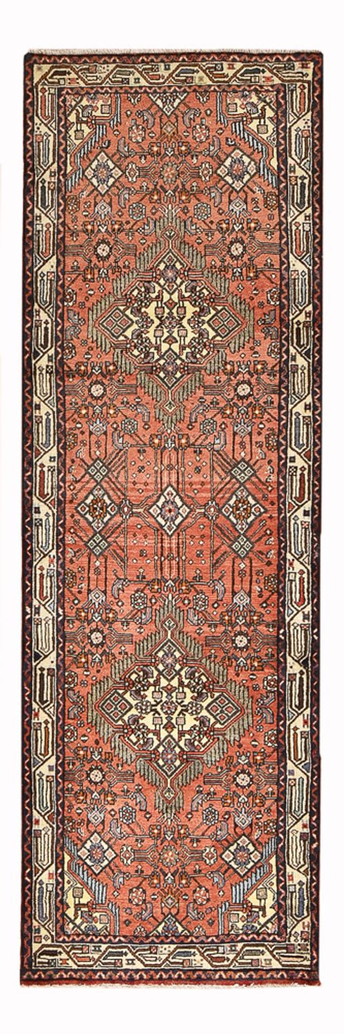 Tapis de couloir Tapis persan - Nomadic - 265 x 85 cm - rouge clair
