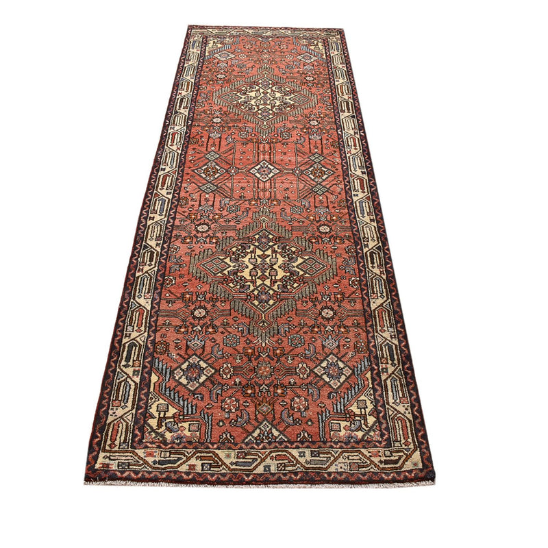 Tapis de couloir Tapis persan - Nomadic - 265 x 85 cm - rouge clair
