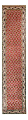 Tapis de couloir Tapis persan - Tabriz - 390 x 87 cm - rouille