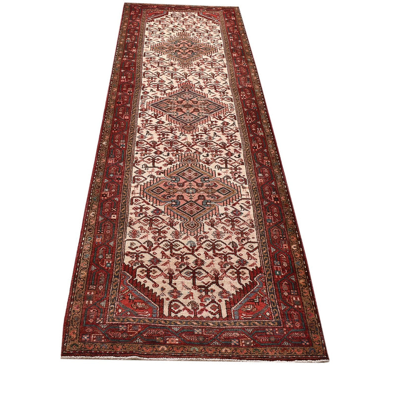 Tapis de couloir Tapis persan - Nomadic - 300 x 85 cm - rouge clair