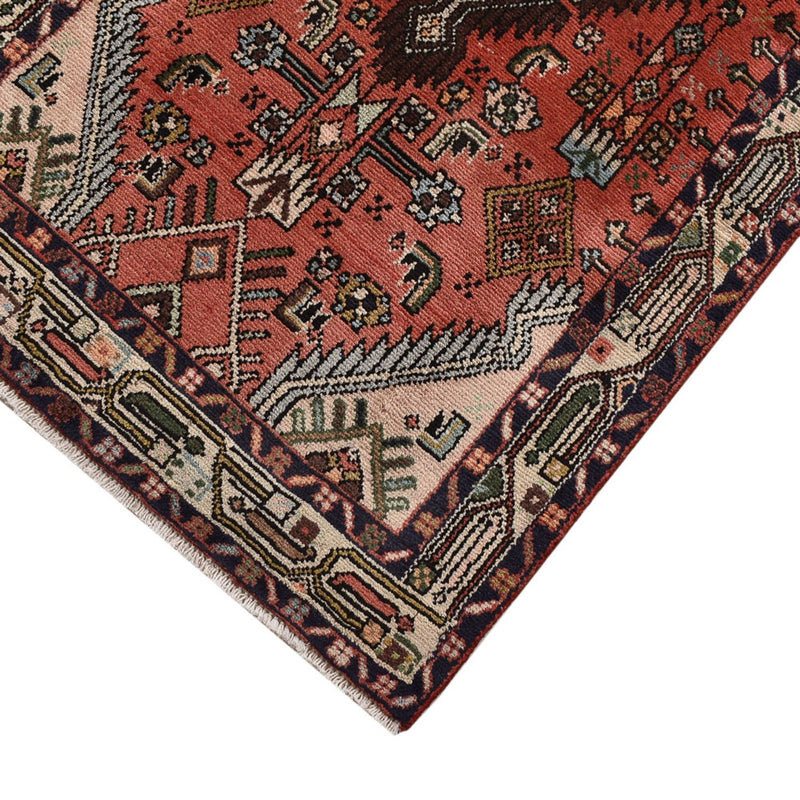 Tapis de couloir Tapis persan - Nomadic - 286 x 75 cm - rouge clair
