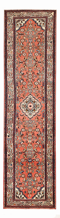 Tapis de couloir Tapis persan - Nomadic - 320 x 85 cm - rouge clair