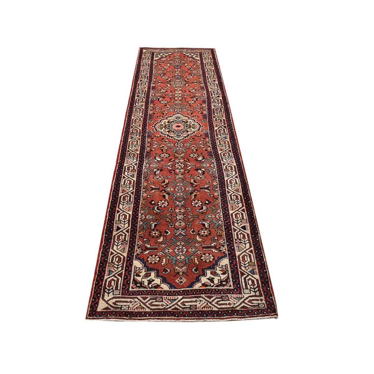 Tapis de couloir Tapis persan - Nomadic - 320 x 85 cm - rouge clair