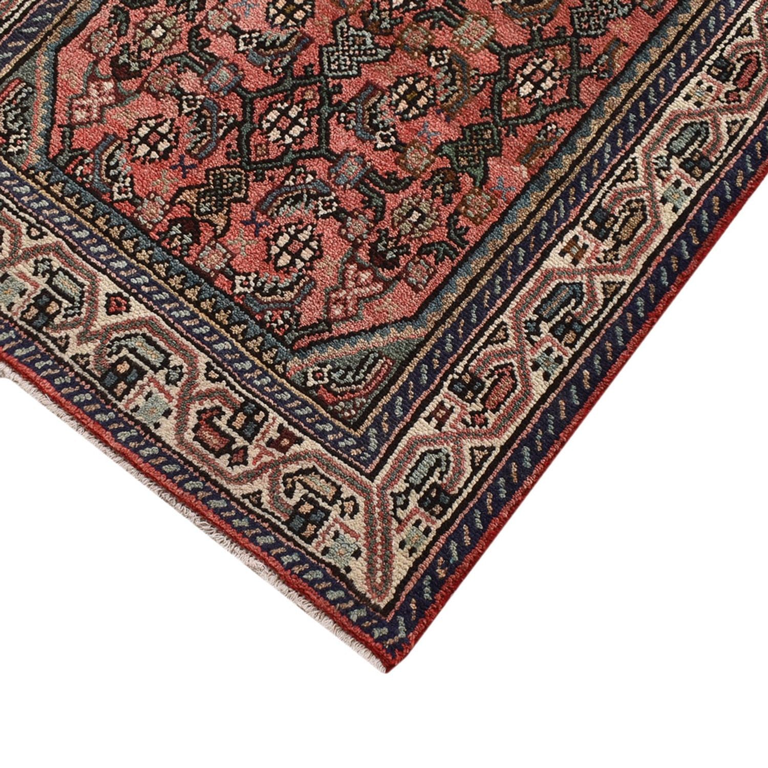 Tapis de couloir Tapis persan - Nomadic - 290 x 84 cm - rouge clair