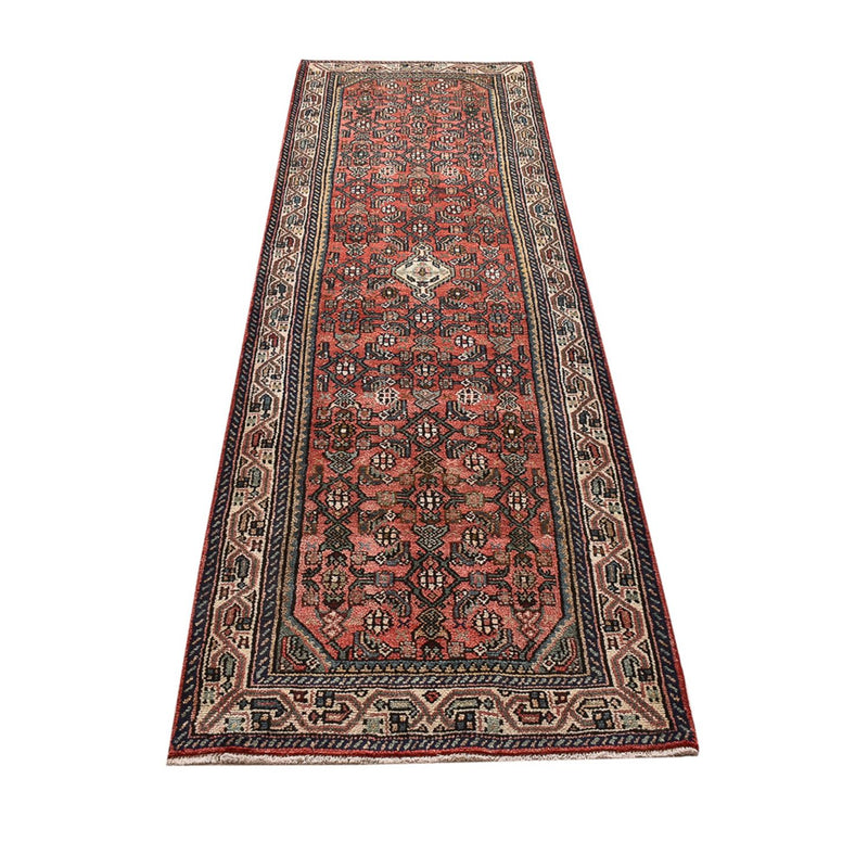 Tapis de couloir Tapis persan - Nomadic - 290 x 84 cm - rouge clair