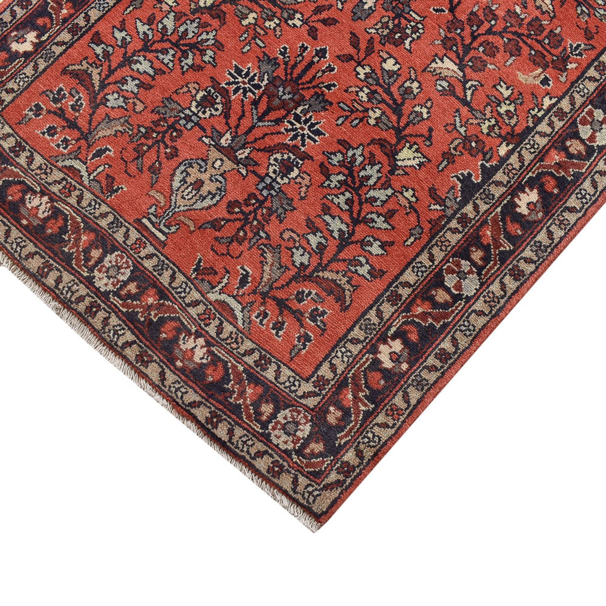 Tapis de couloir Tapis persan - Nomadic - 320 x 80 cm - rouge clair