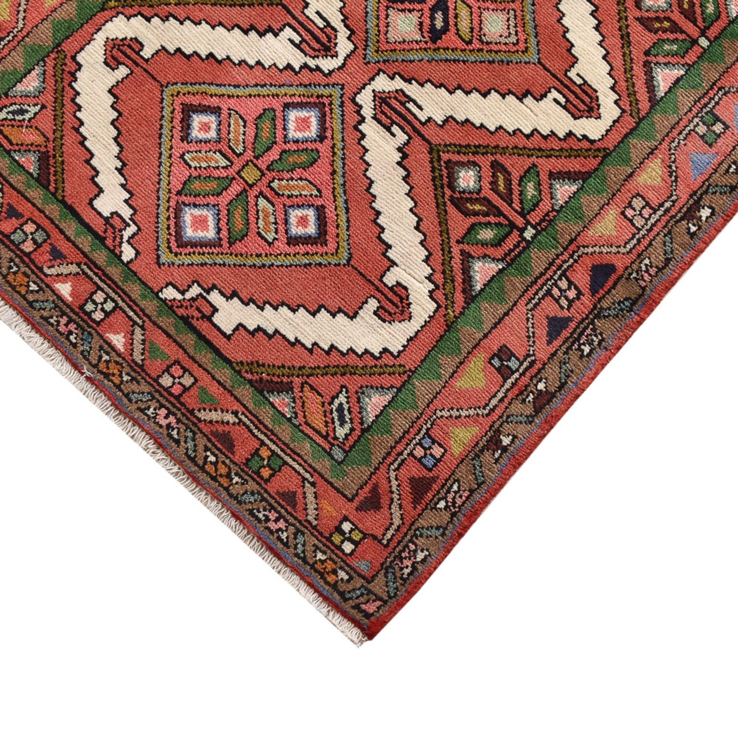 Tapis de couloir Tapis persan - Nomadic - 273 x 75 cm - rouge clair