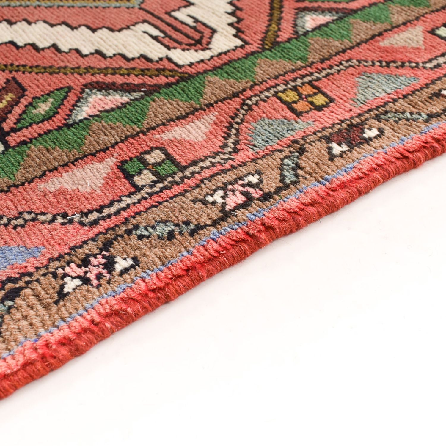 Tapis de couloir Tapis persan - Nomadic - 273 x 75 cm - rouge clair