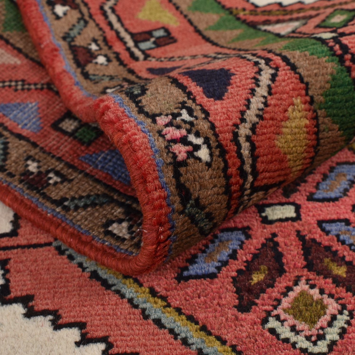 Tapis de couloir Tapis persan - Nomadic - 273 x 75 cm - rouge clair
