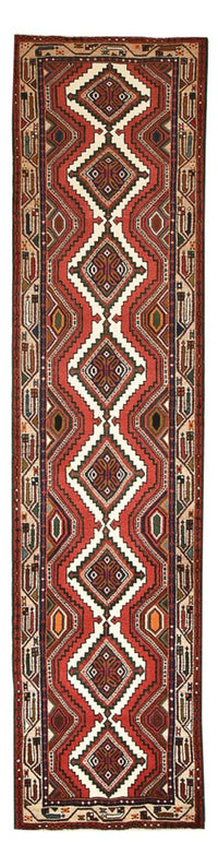 Tapis de couloir Tapis persan - Nomadic - 318 x 73 cm - rouge