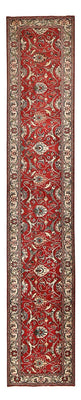 Tapis de couloir Tapis persan - Tabriz - 458 x 81 cm - rouge
