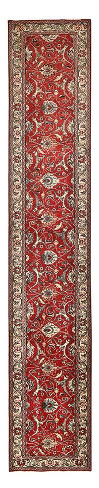 Tapis de couloir Tapis persan - Tabriz - 458 x 81 cm - rouge