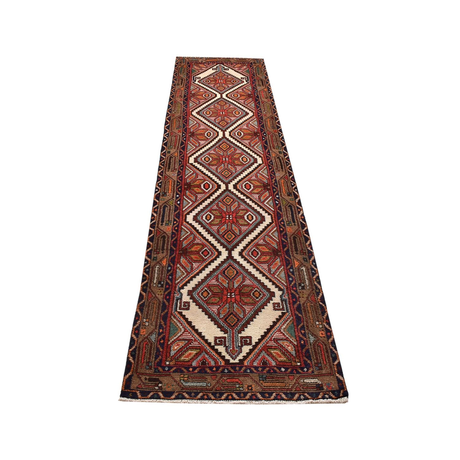 Tapis de couloir Tapis persan - Nomadic - 316 x 75 cm - rouge clair