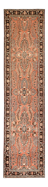 Tapis de couloir Tapis persan - Classique - 373 x 90 cm - rouge clair