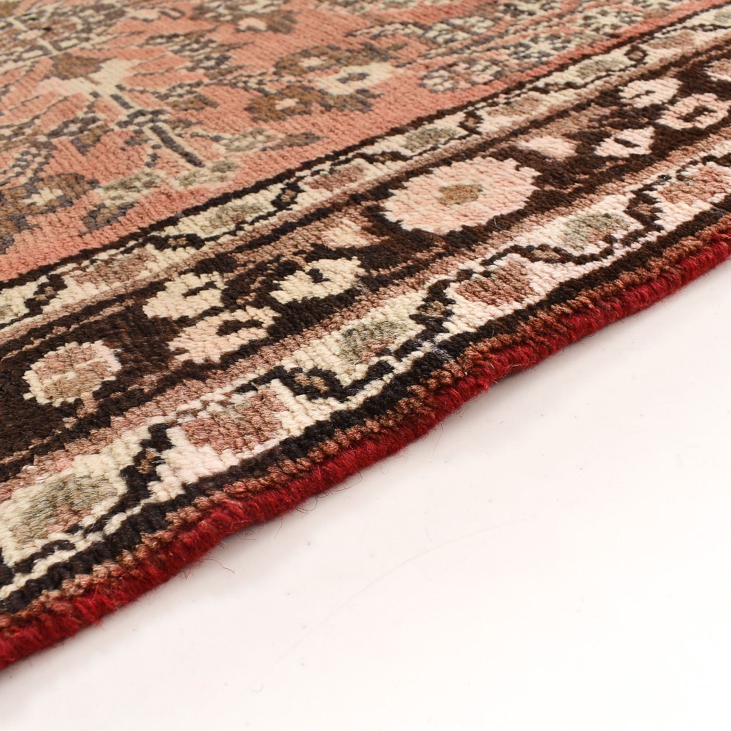 Tapis de couloir Tapis persan - Classique - 373 x 90 cm - rouge clair