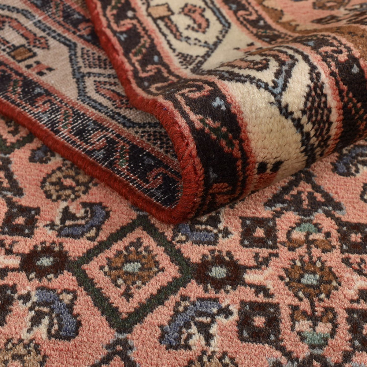 Tapis de couloir Tapis persan - Nomadic - 295 x 85 cm - beige foncé