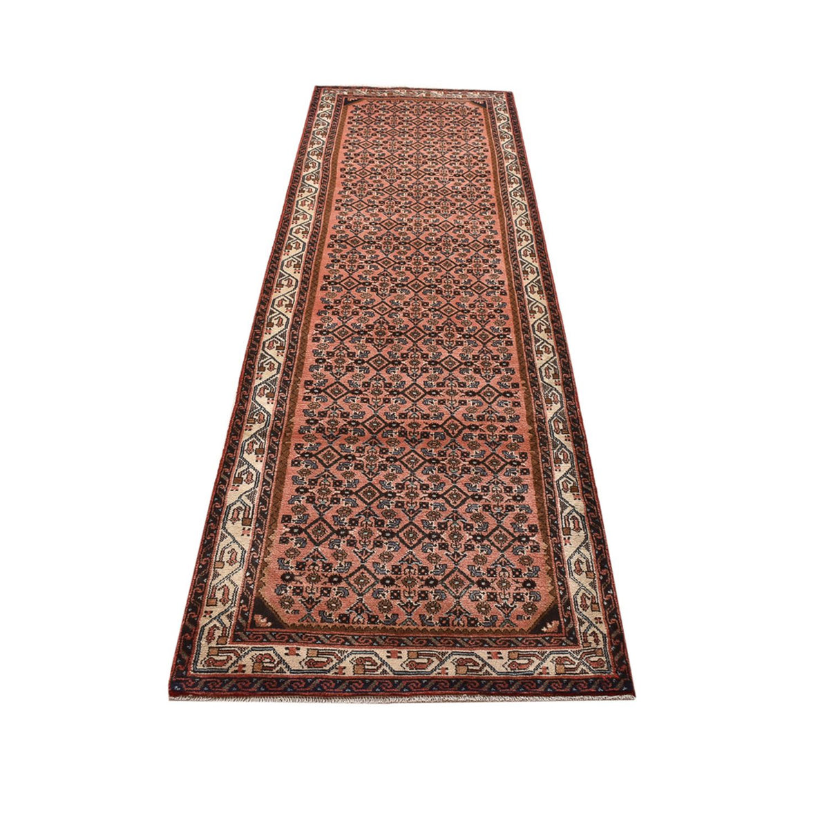 Tapis de couloir Tapis persan - Nomadic - 295 x 85 cm - beige foncé