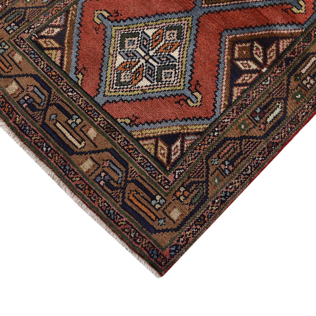 Tapis de couloir Tapis persan - Nomadic - 281 x 75 cm - rouge