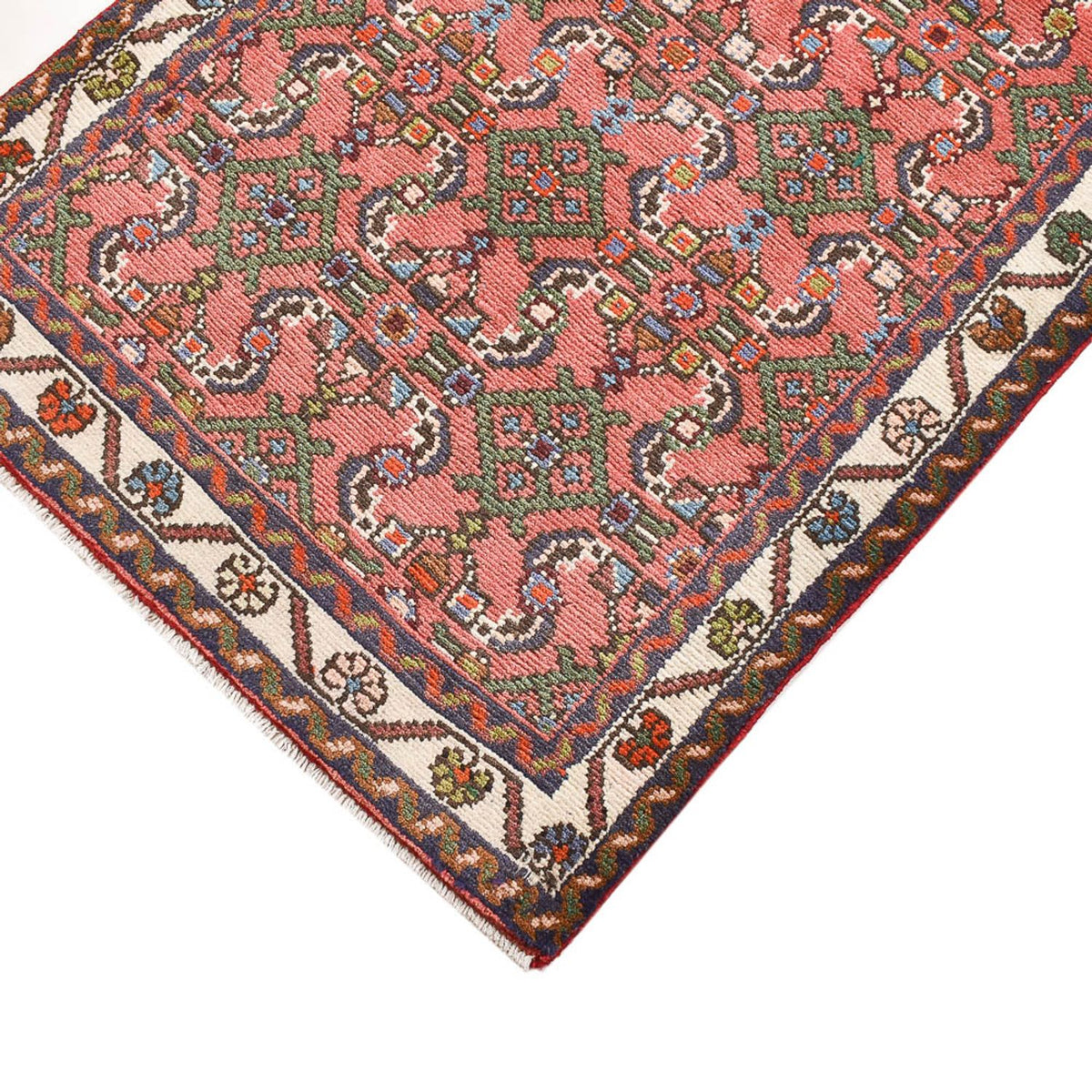Tapis de couloir Tapis persan - Nomadic - 195 x 74 cm - rouge clair