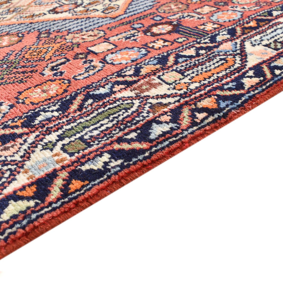 Tapis de couloir Tapis persan - Nomadic - 200 x 81 cm - rouge clair