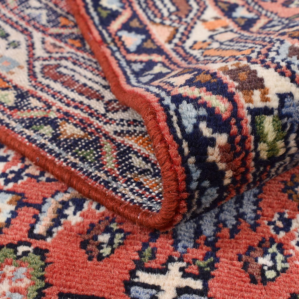 Tapis de couloir Tapis persan - Nomadic - 200 x 81 cm - rouge clair