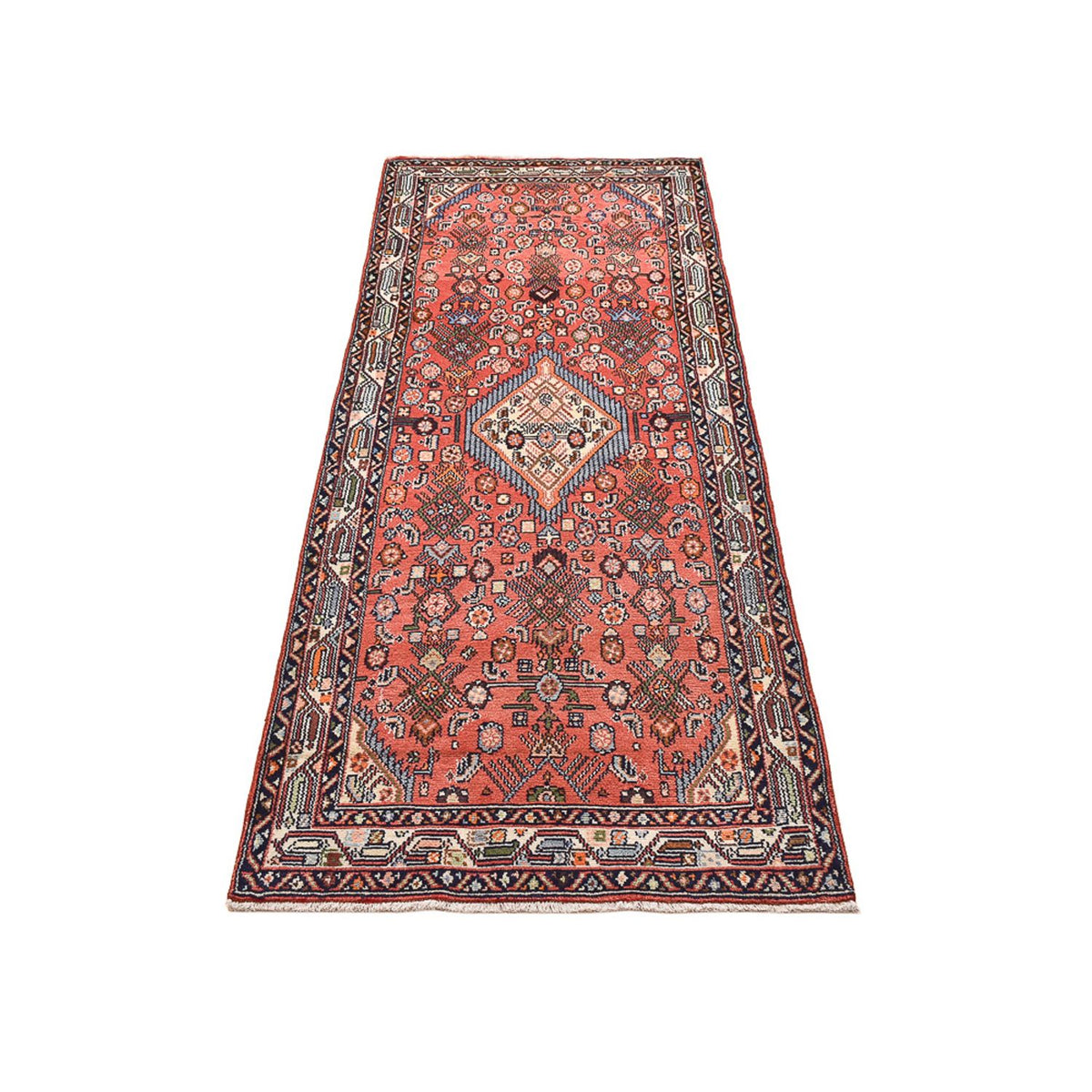 Tapis de couloir Tapis persan - Nomadic - 200 x 81 cm - rouge clair