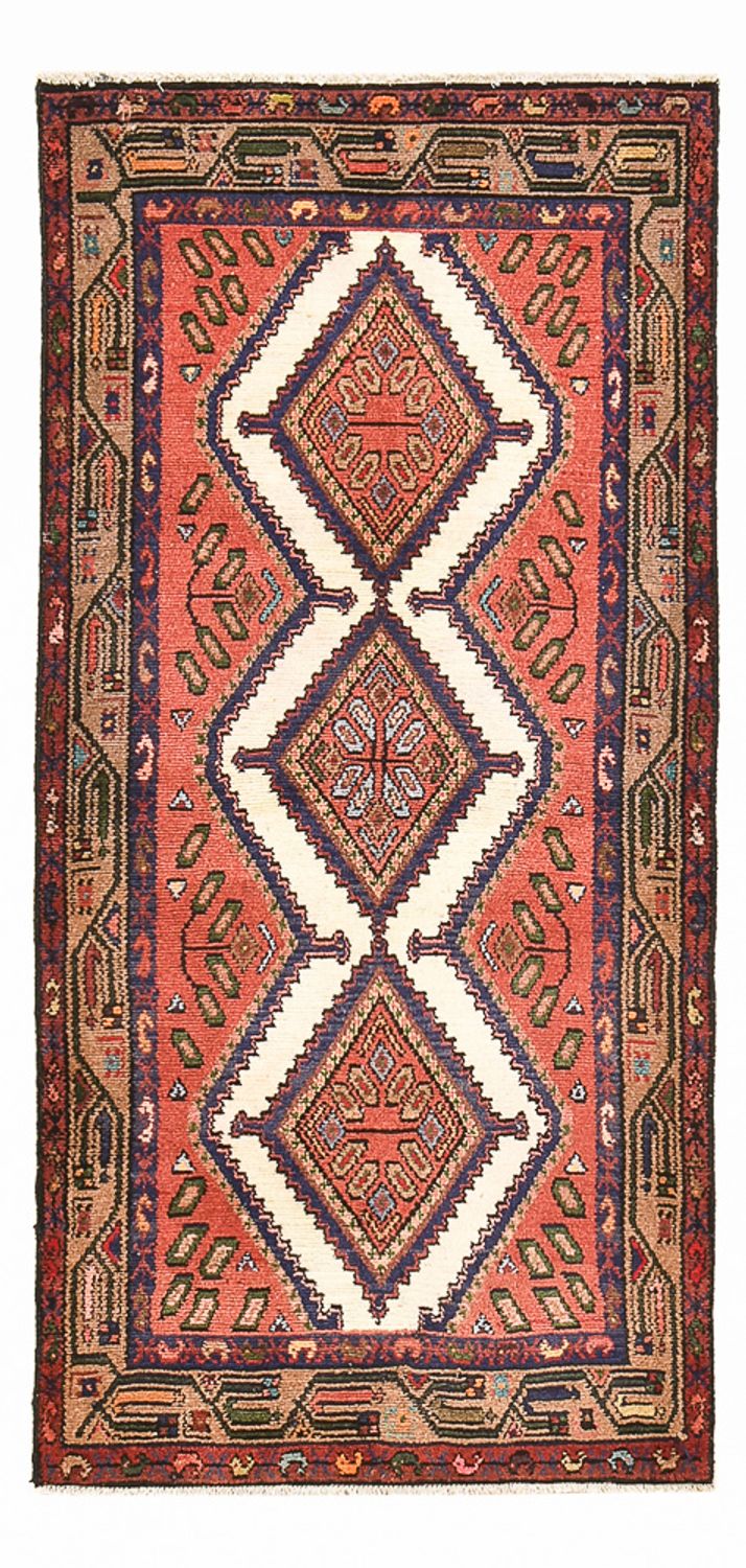 Tapis persan - Nomadic - 168 x 79 cm - rouge