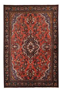 Tapis persan - Classique - 305 x 202 cm - rouge