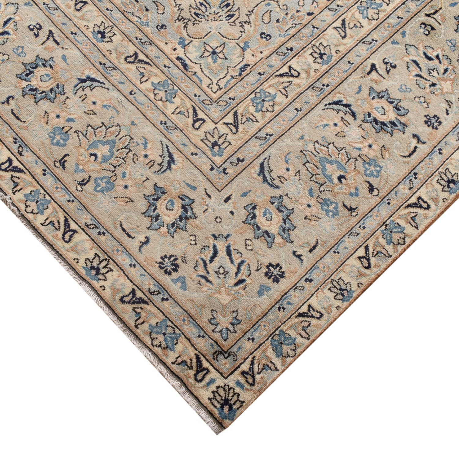 Tapis persan - Keshan - 334 x 240 cm - beige