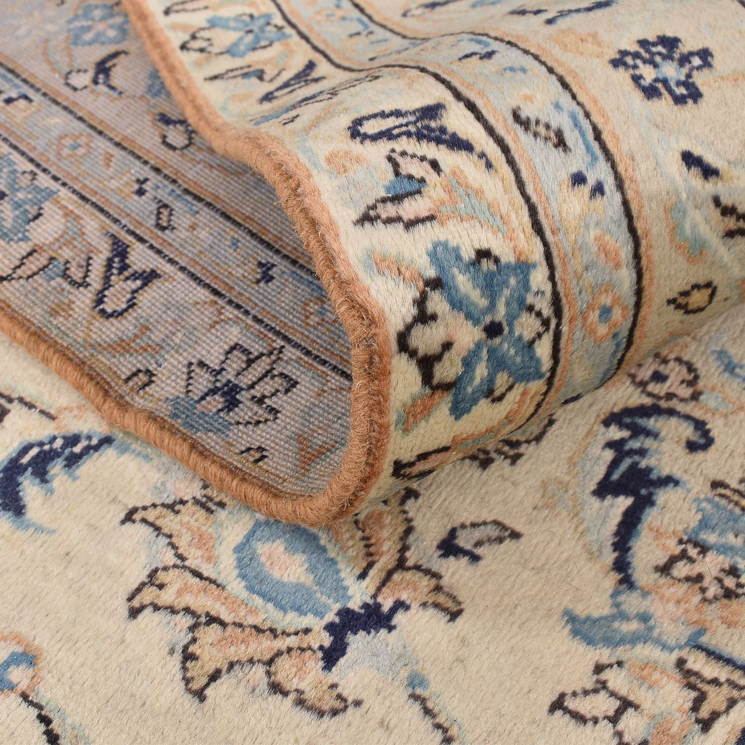 Tapis persan - Keshan - 334 x 240 cm - beige