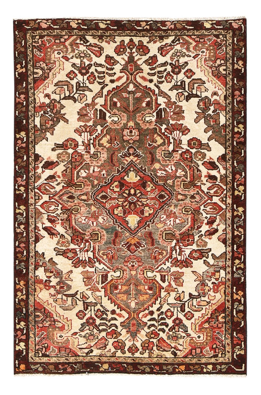 Tapis persan - Nomadic - 150 x 95 cm - multicolore