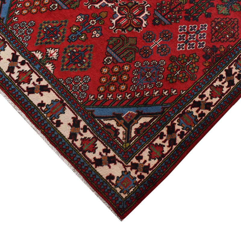 Tapis de couloir Tapis persan - Nomadic - 398 x 122 cm - rouge