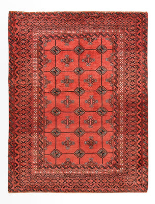 Tapis Turkaman - 150 x 117 cm - rouge