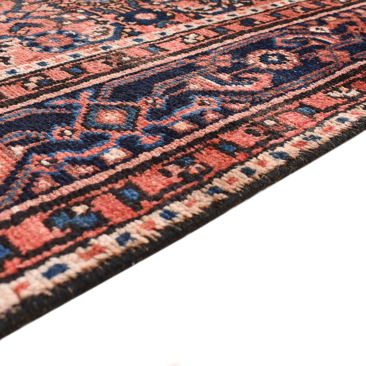 Tapis persan - Nomadic - 208 x 147 cm - rouge clair