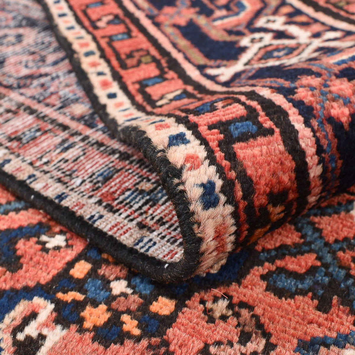 Tapis persan - Nomadic - 208 x 147 cm - rouge clair