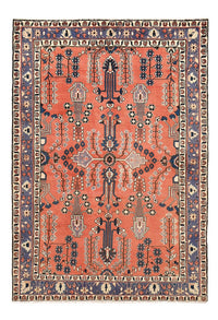 Tapis persan - Nomadic - 191 x 129 cm - rouge clair