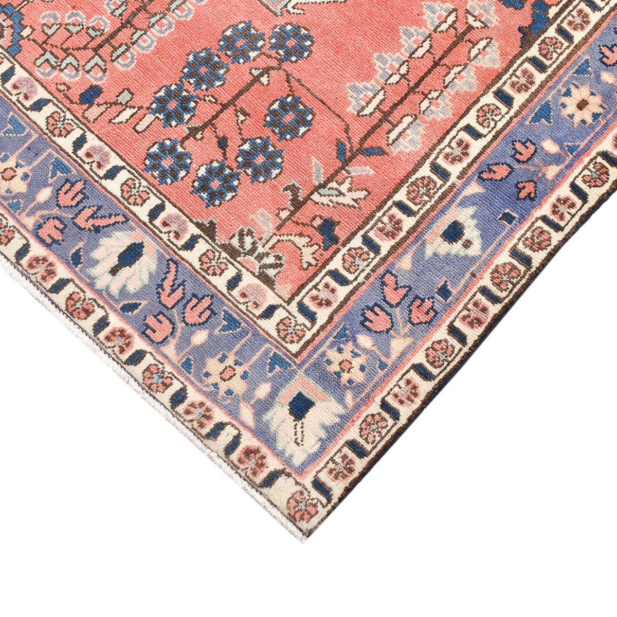 Tapis persan - Nomadic - 191 x 129 cm - rouge clair