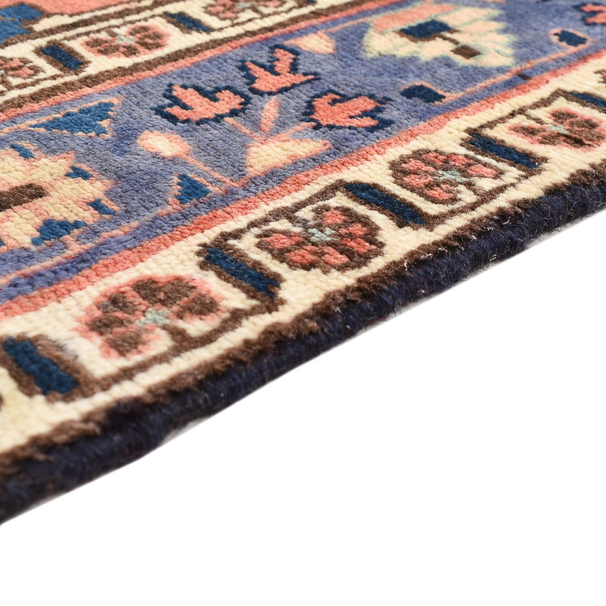 Tapis persan - Nomadic - 191 x 129 cm - rouge clair