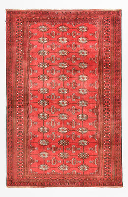 Tapis Turkaman - 182 x 113 cm - rouge