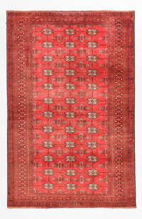 Tapis Turkaman - 182 x 113 cm - rouge