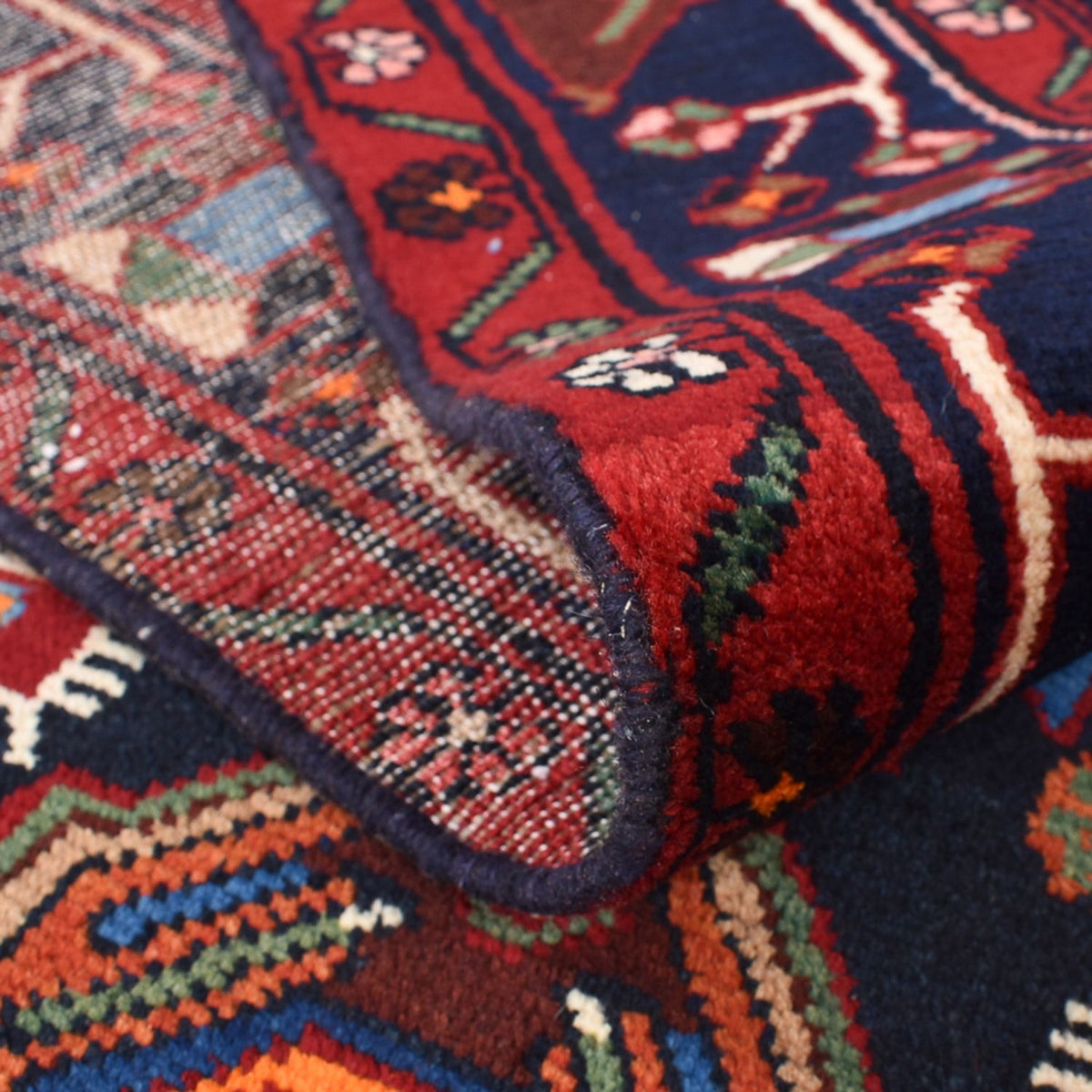 Tapis persan - Nomadic - 210 x 143 cm - multicolore