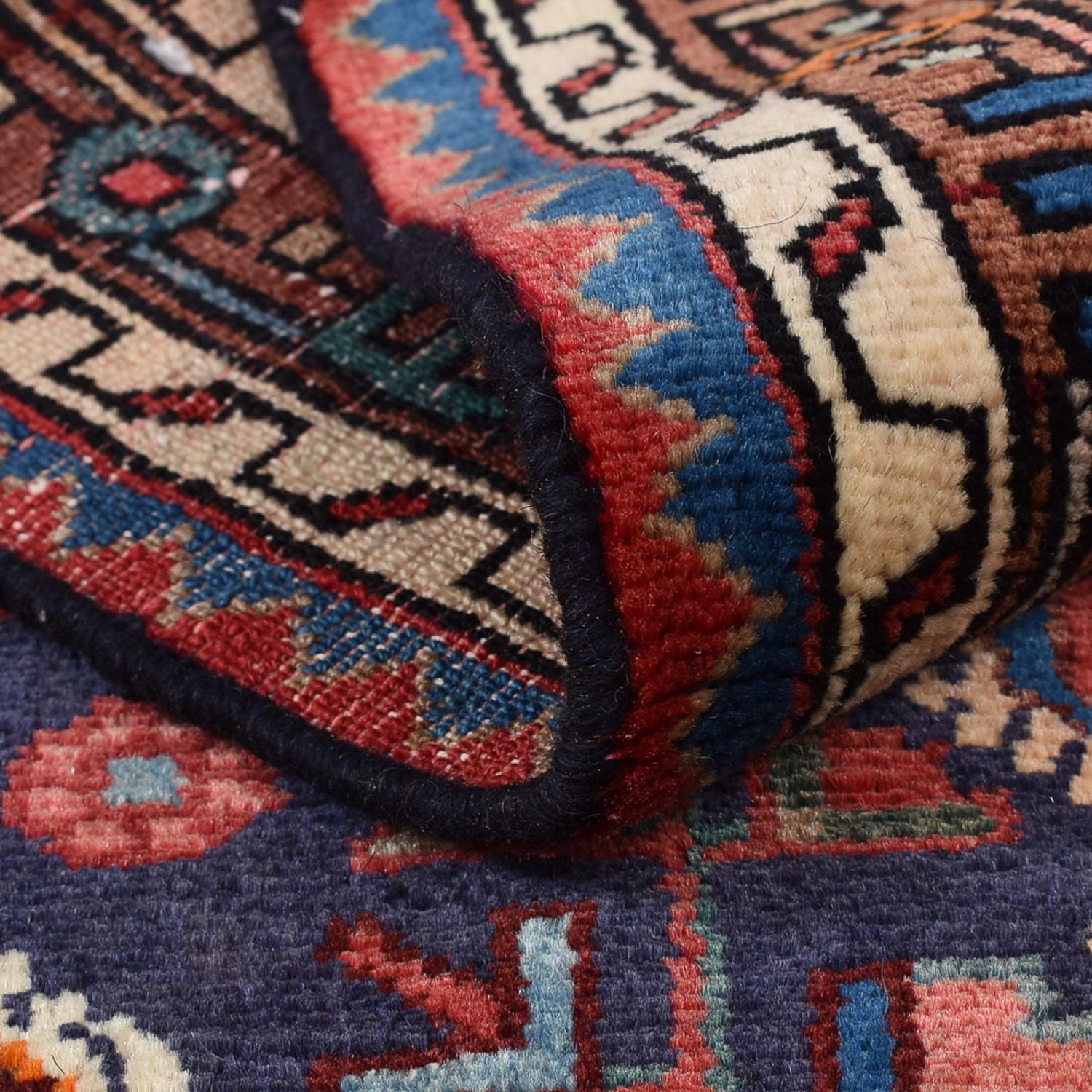 Tapis persan - Nomadic - 145 x 81 cm - multicolore