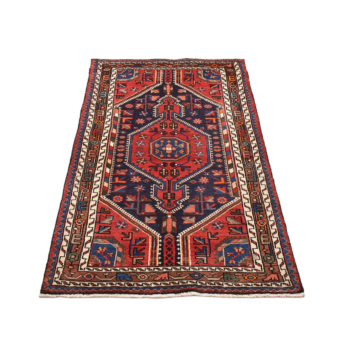 Tapis persan - Nomadic - 145 x 81 cm - multicolore