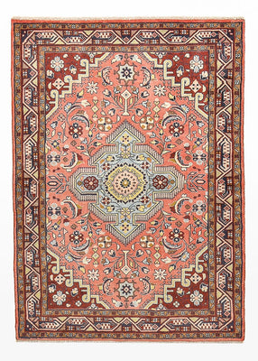 Tapis persan - Nomadic - 150 x 101 cm - rouge clair