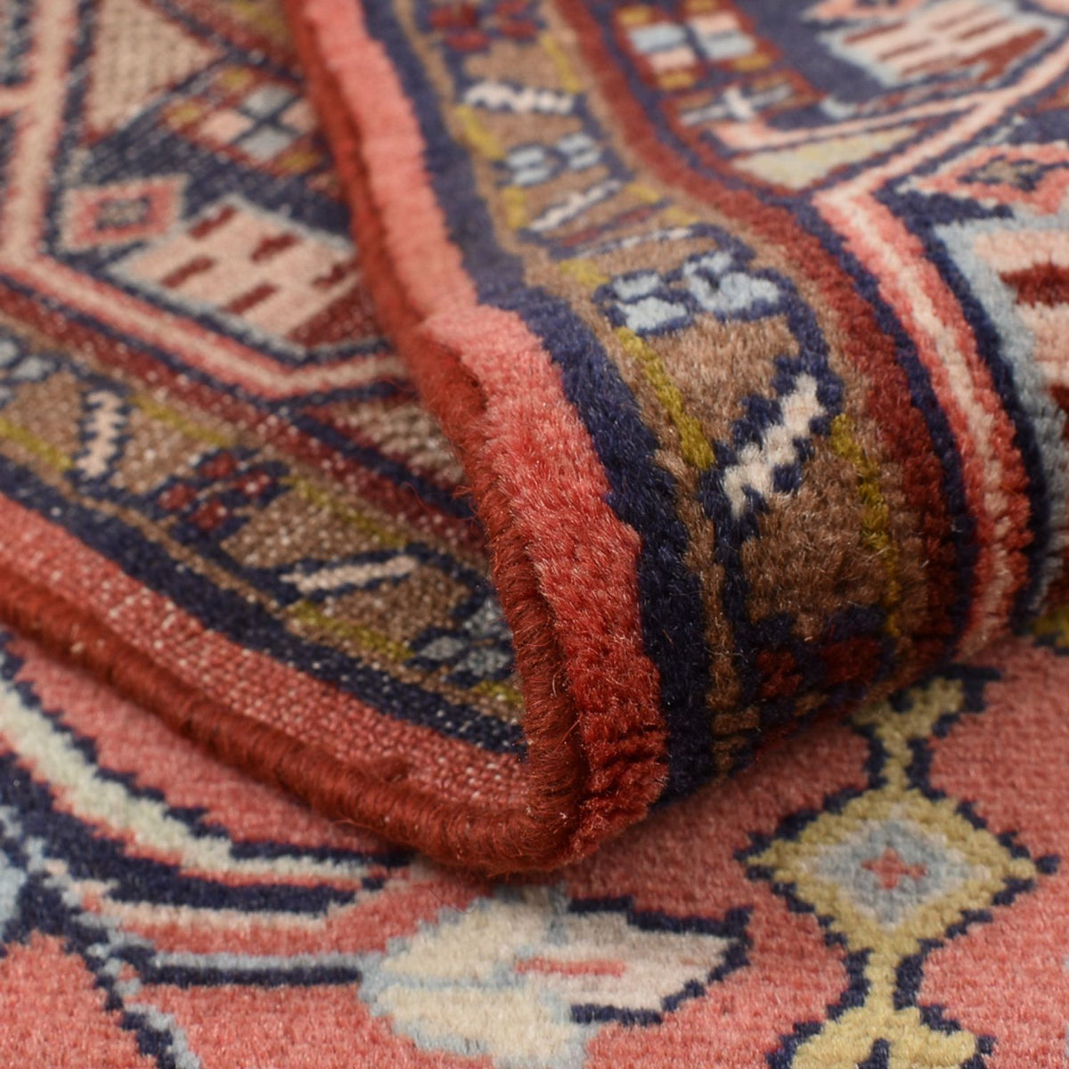 Tapis persan - Nomadic - 150 x 101 cm - rouge clair