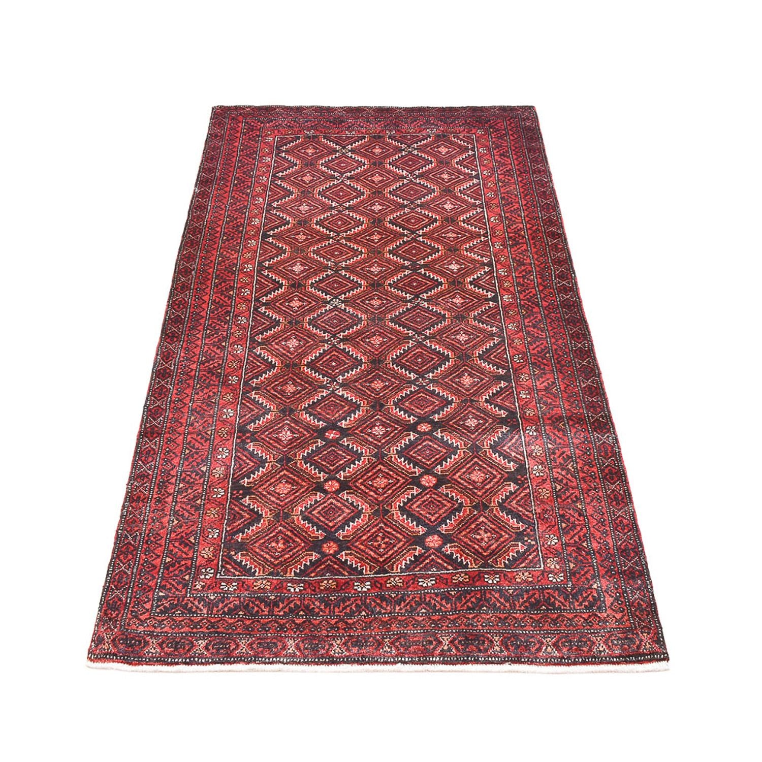 Tapis de couloir Tapis Belutsch - 180 x 93 cm - rouge