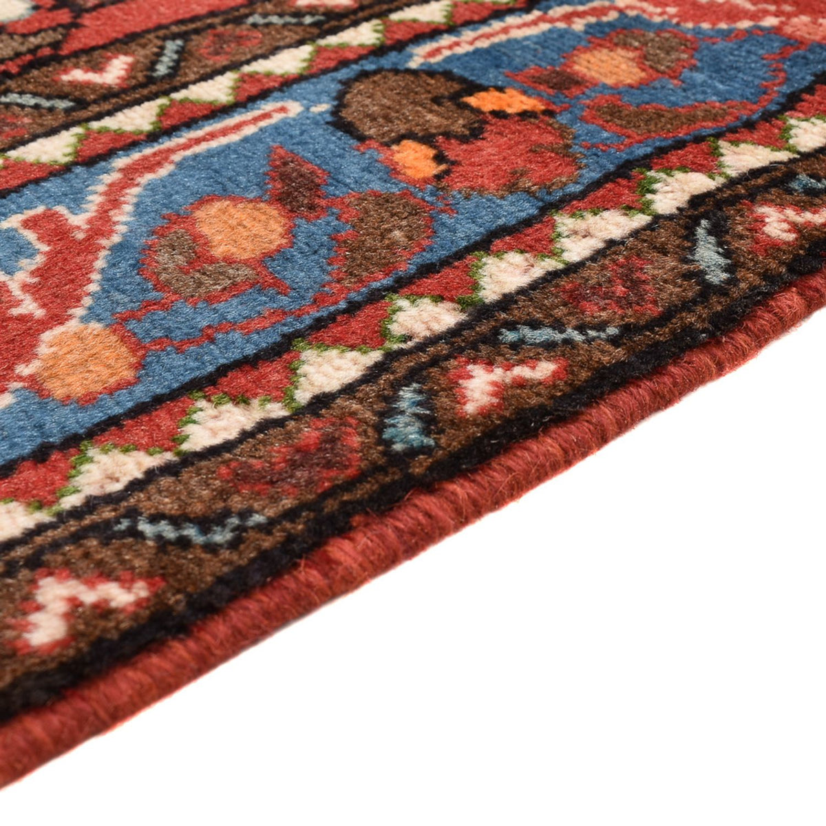 Tapis persan - Nomadic - 157 x 112 cm - rouge