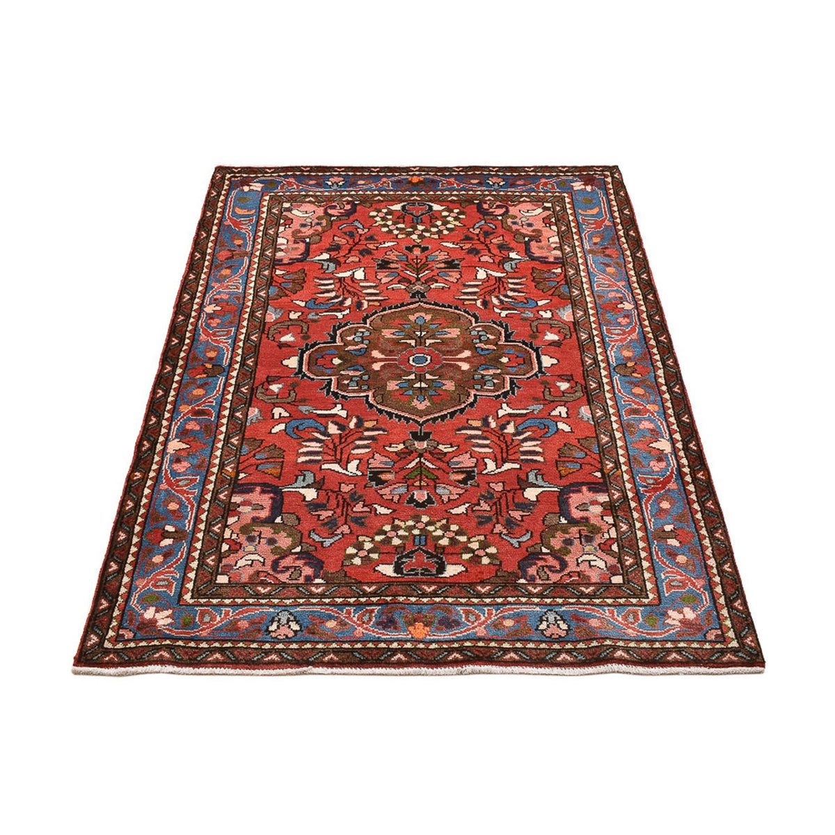 Tapis persan - Nomadic - 157 x 112 cm - rouge