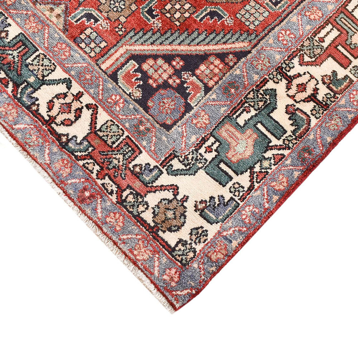 Tapis persan - Nomadic - 151 x 105 cm - rouge