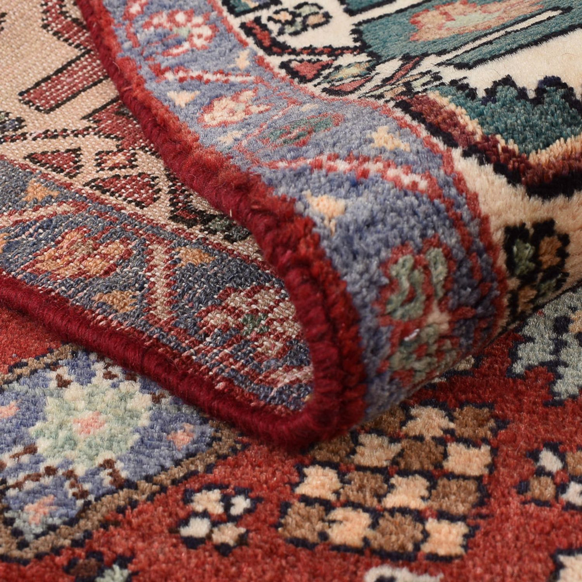 Tapis persan - Nomadic - 151 x 105 cm - rouge